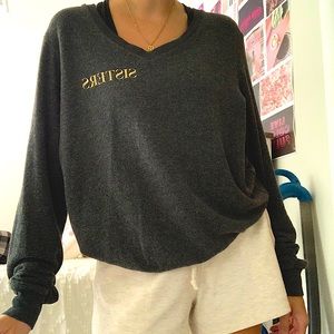 Wildfox V-Neck Jumper Size Medium